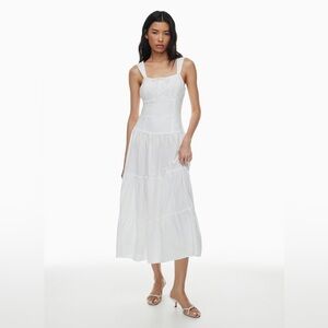 Aritzia Sunday Best Strudel Poplin Maxi Dress